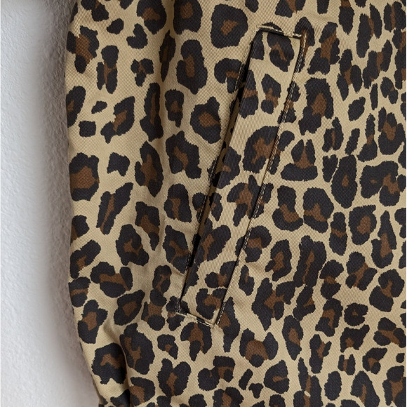 Supreme Toy Machine Harrington Animal Print Leopard Cotton Twill Jacket, size S - Picture 6 of 13